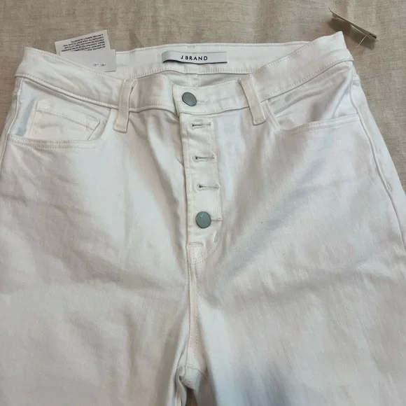 J Brand Jeans Nwt J Brand Lillie Highrise Crop Skinny White - Main Image